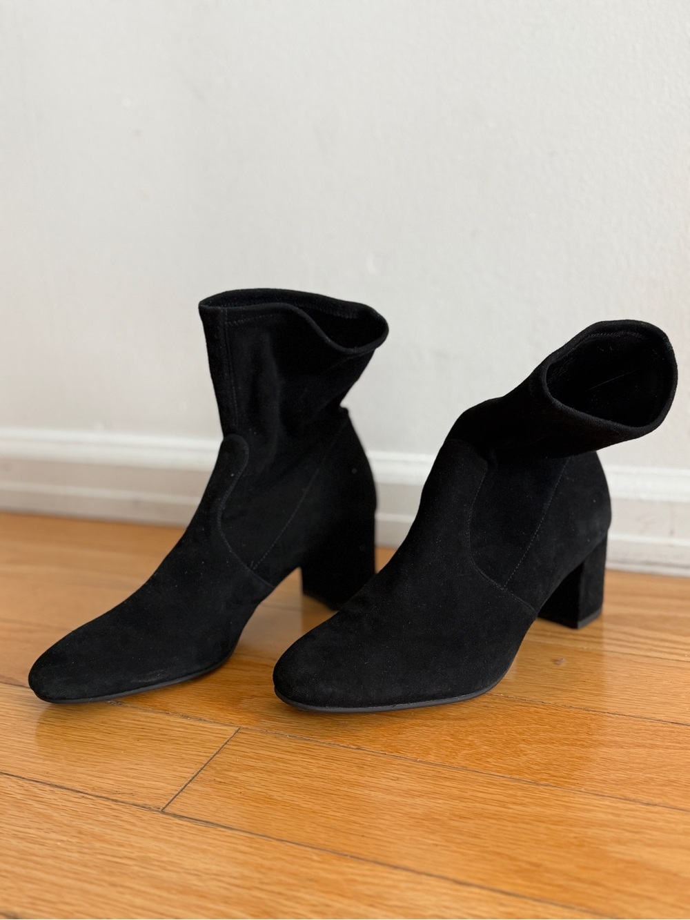 Stuart Weitzman Women's Suede Sock Boots - Brand Unknown